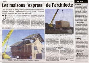 article presse maison morteau